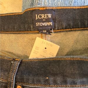 J.Crew Stovepipe Jeans in Light Blue Denim